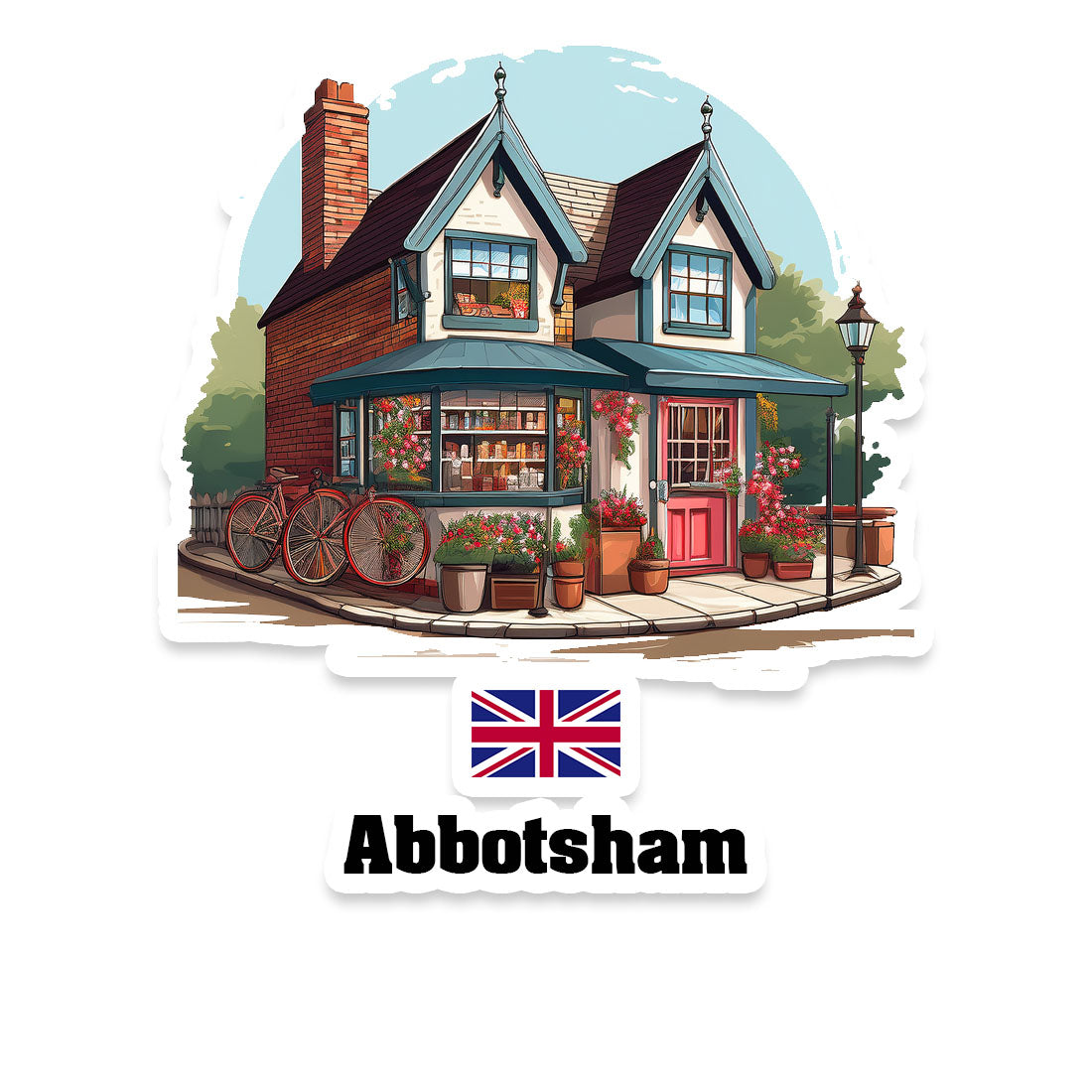 Abbotsham Sticker