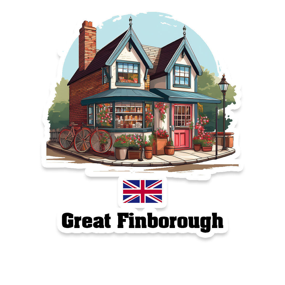 Great Finborough Sticker