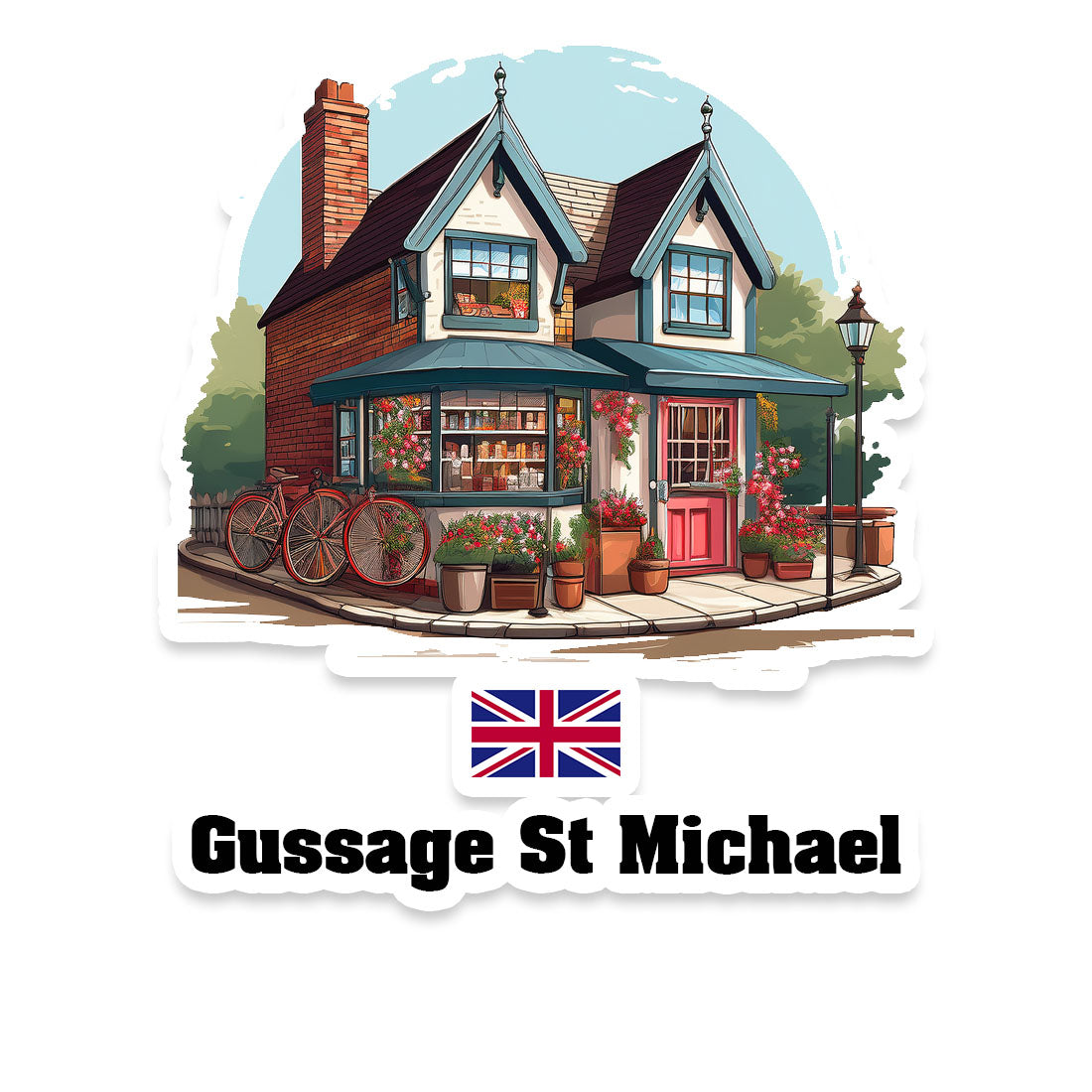 Gussage St Michael Sticker