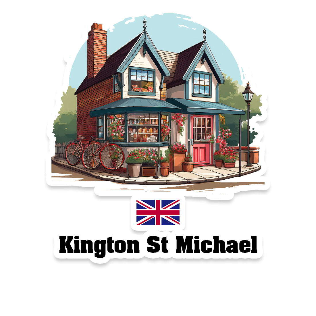 Kington St Michael Sticker