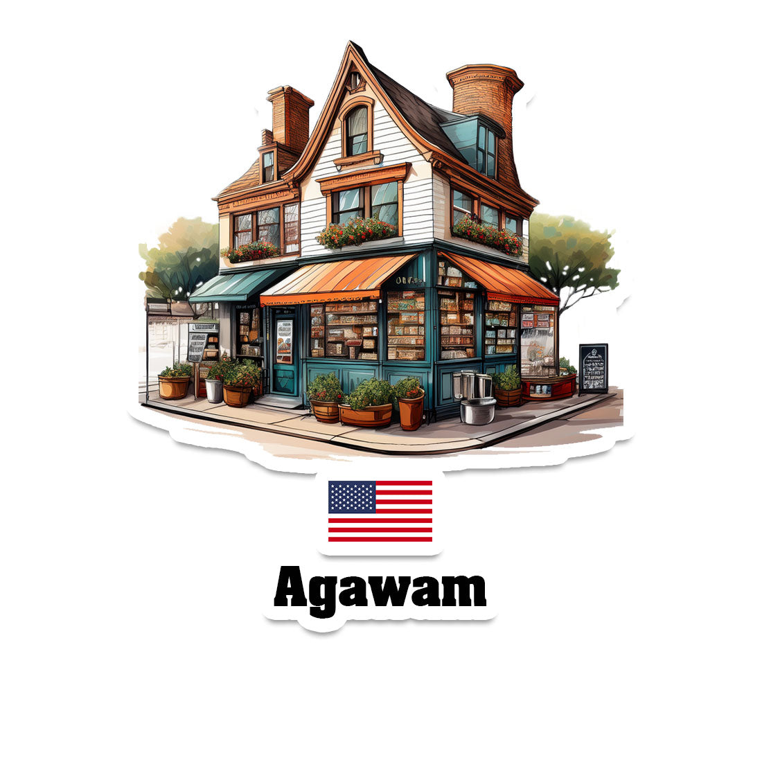 Agawam Sticker