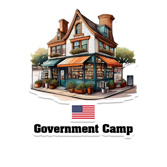 Government Camp Sticker