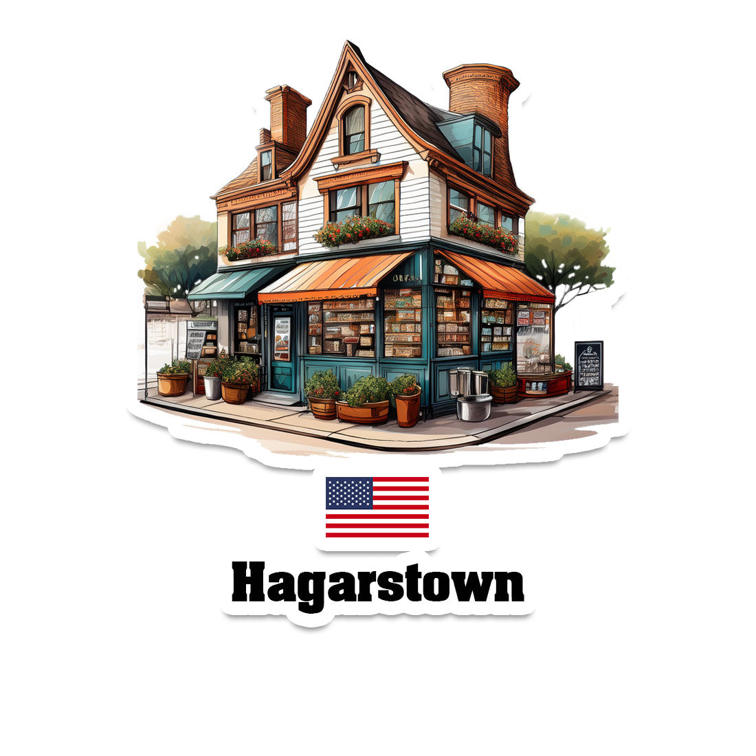 Hagarstown Sticker