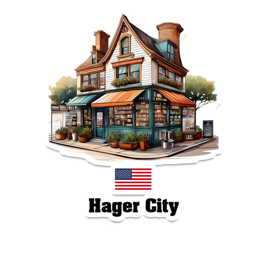 Hager City Sticker