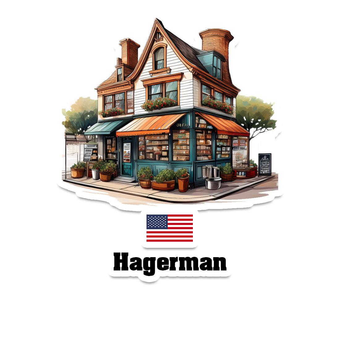 Hagerman Sticker
