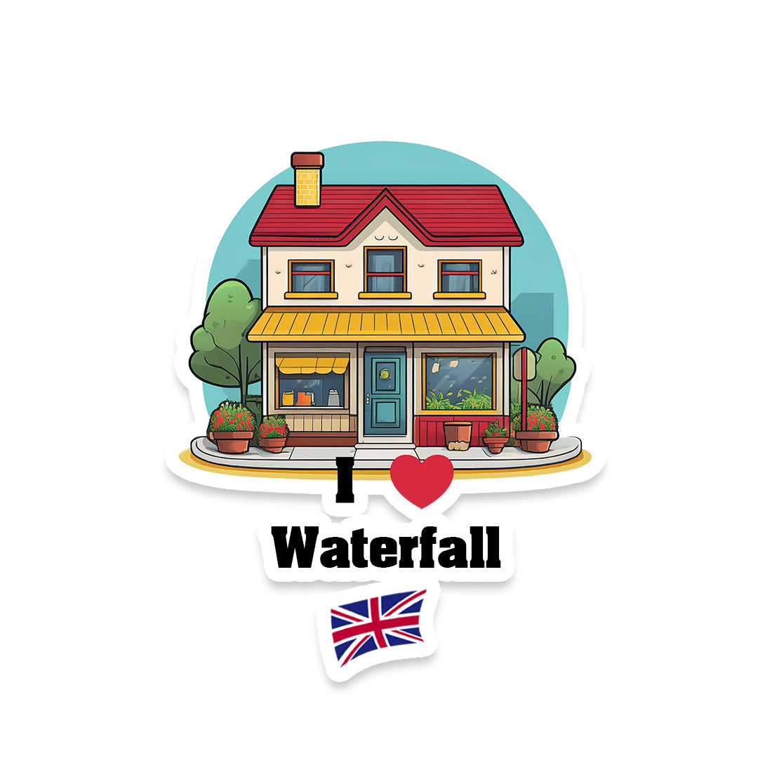 Waterfall Sticker