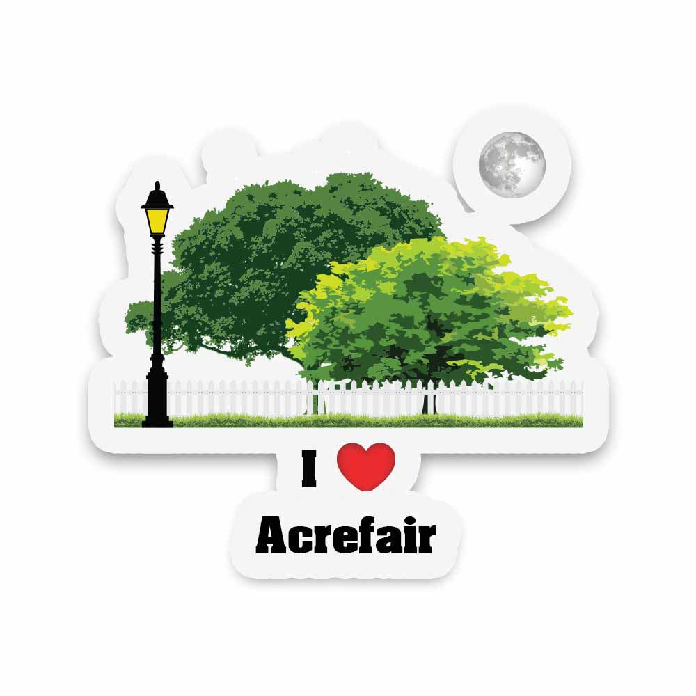 Acrefair Sticker