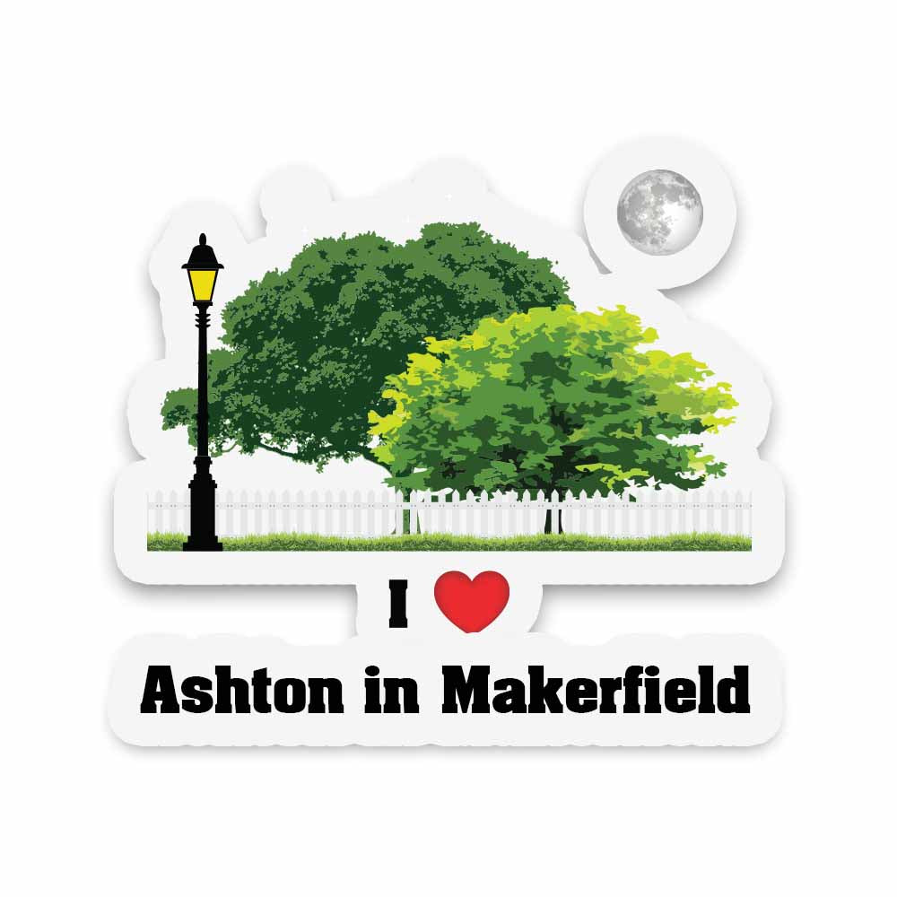 Ashton in Makerfield Sticker