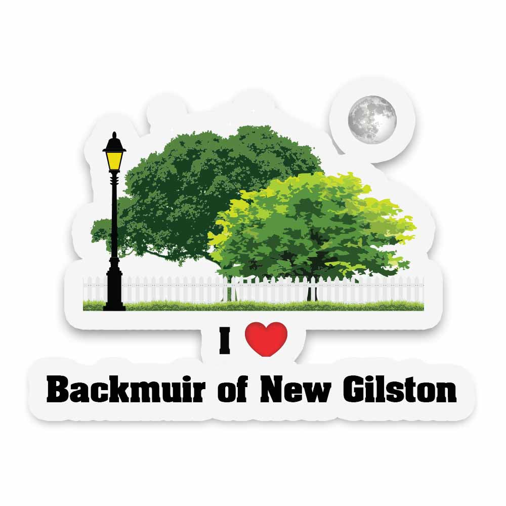 Backmuir of New Gilston Sticker