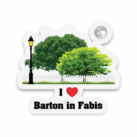 Barton in Fabis Sticker