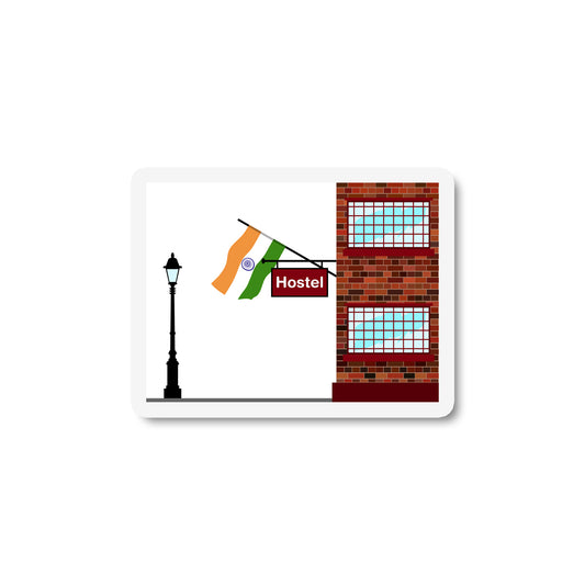 India Hostels Sticker