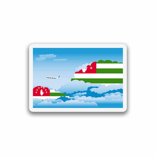 Abkhazia Day Clouds Sticker