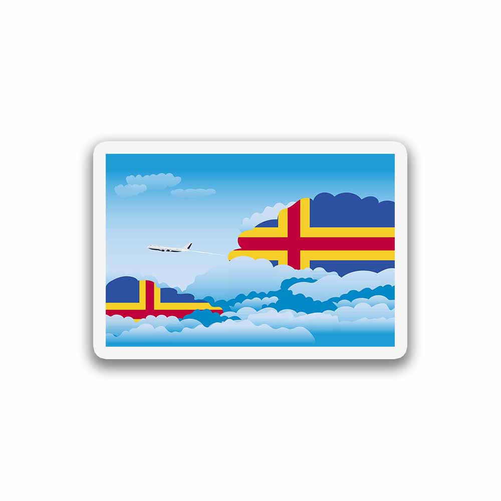 Aland Day Clouds Sticker