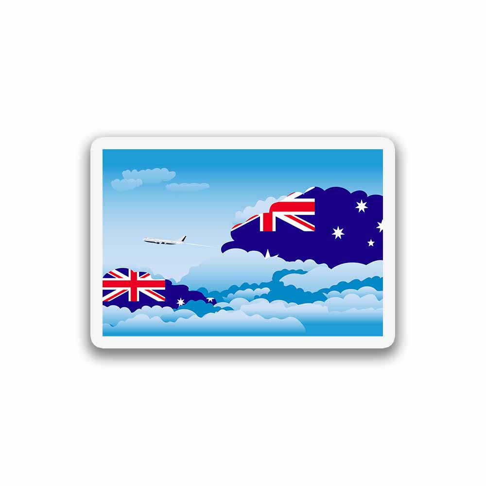 Australia Day Clouds Sticker