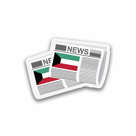 Kuwait Newspapers Sticker