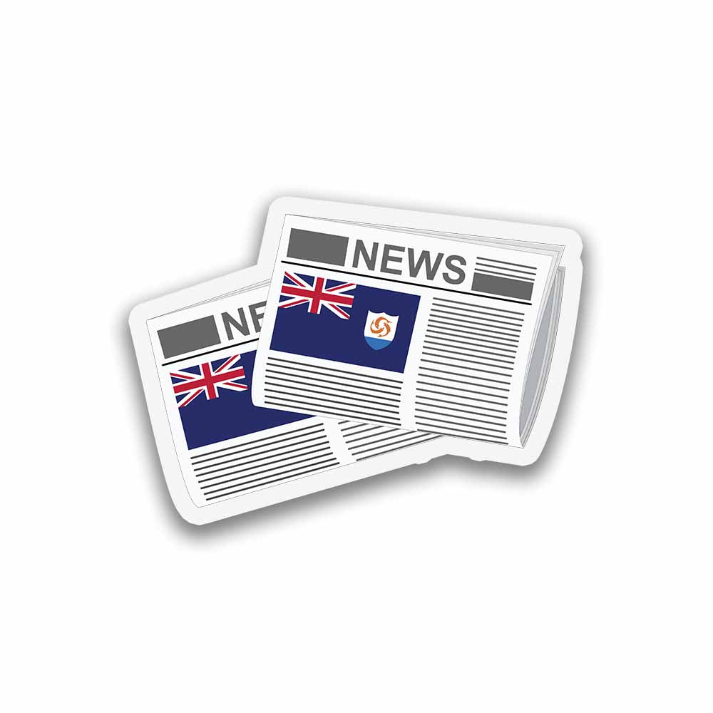 Anguilla Newspapers Sticker