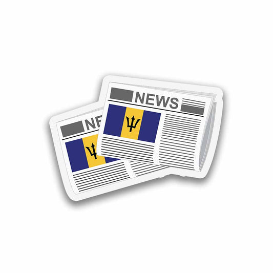 Barbados Newspapers Sticker