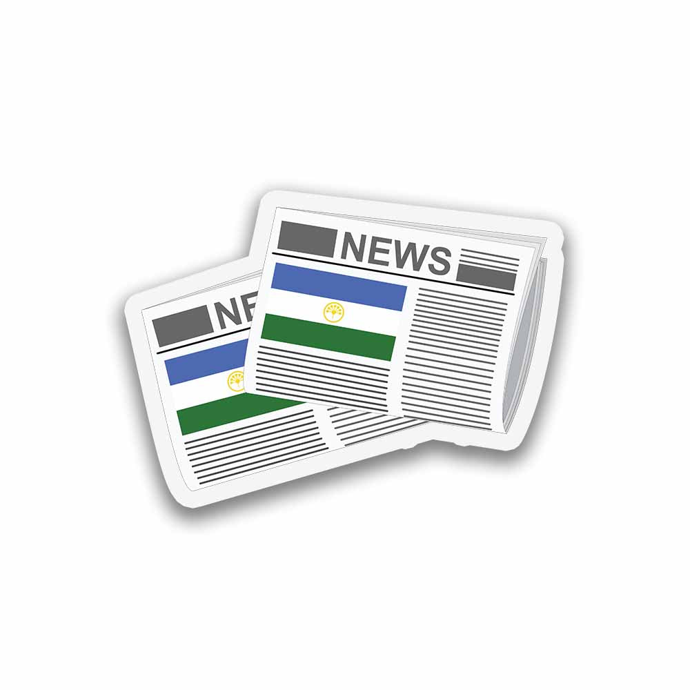 Bashkortostan Newspapers Sticker