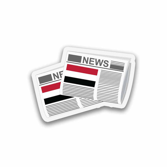 Yemen Newspapers Sticker